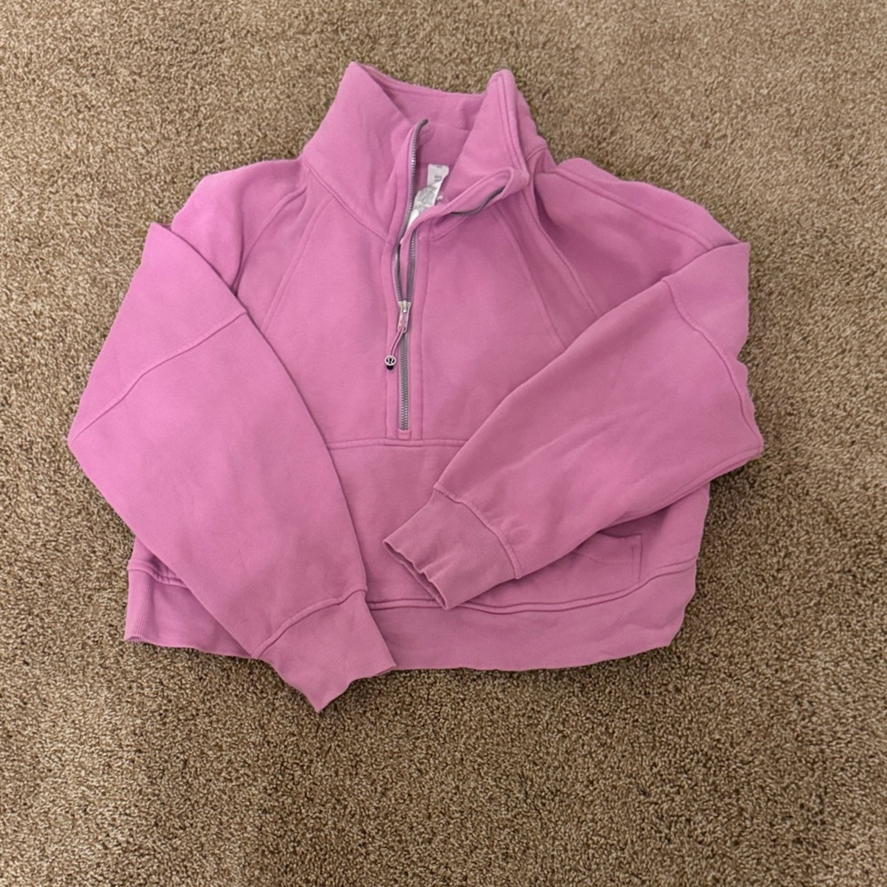 lululemon athletica Pink Half-Zip Jacket